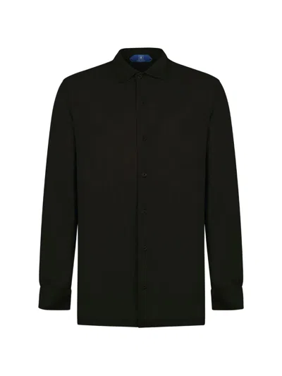 Kired Black Capri Long-sleeve Shirt In Black