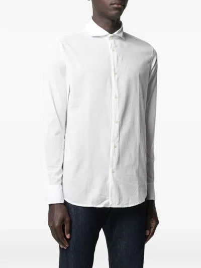 Deperlu Leon Button-up Linen Shirt In White