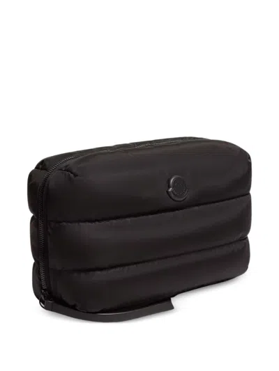 Moncler Caradoc Padded Logo Wallet In Black