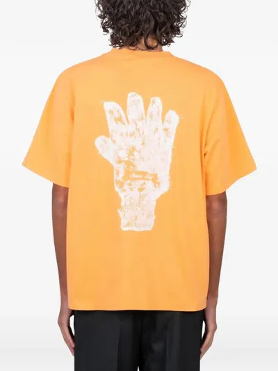 Bram's Fruit 가드닝 글로브 그래픽 티셔츠 In Orange