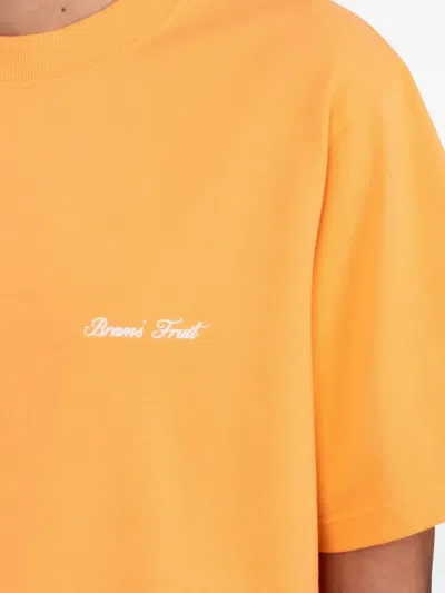 Bram's Fruit 가드닝 글로브 그래픽 티셔츠 In Orange