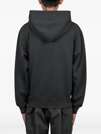 Gramicci 포인트 후드 집업 In Black