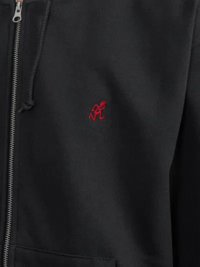 Gramicci 포인트 후드 집업 In Black