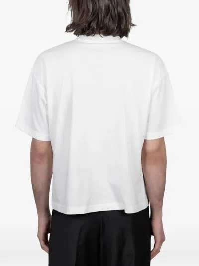 Miharayasuhiro 캣 프린트 티셔츠 In White