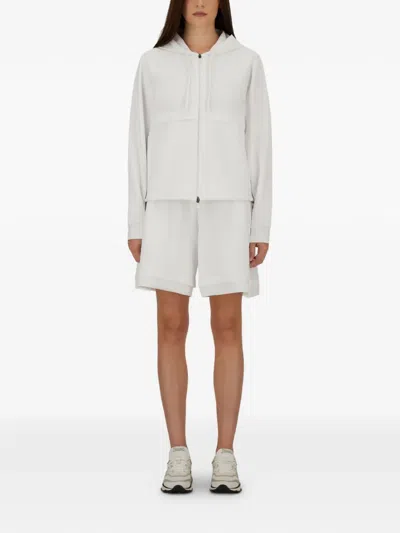Herno 후드 집업 In White