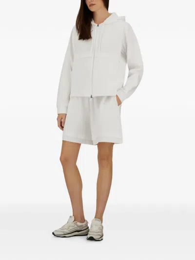 Herno 후드 집업 In White