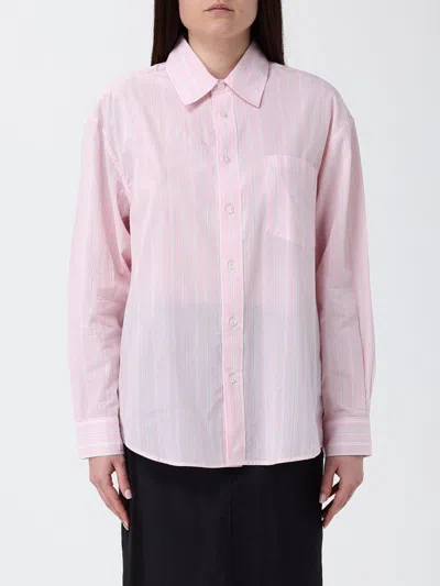 Dunst Stripe-pattern Shirt In Pink