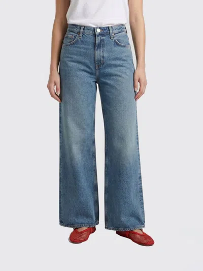Agolde Conclusion Blue Regenerated Cotton Arc Criss Cross Jeans