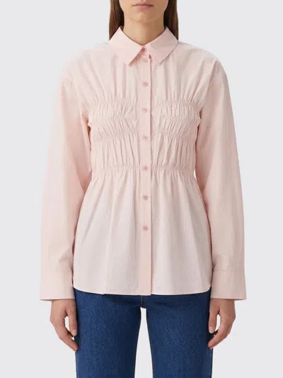 Cecilie Bahnsen Pink Regular Solid Shirt In Pink