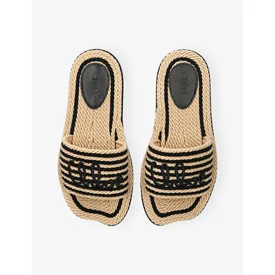 Chloé Sandals 19a With Shaped Straps In White Leather For Women In Multi