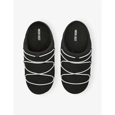 Moon Boot Ens  Soft Woven Slippers In Multi