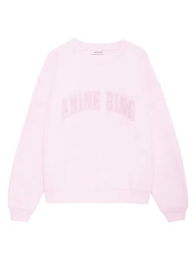 Anine Bing Spencer Sweatshirt In Pink