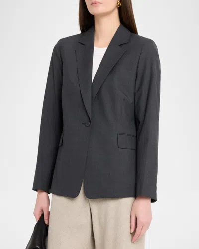 Joseph Marty Single-button Wool Jacket In Gray