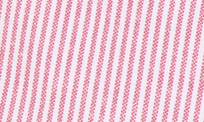 Bruno Magli Stripe Baseball Cap In Red