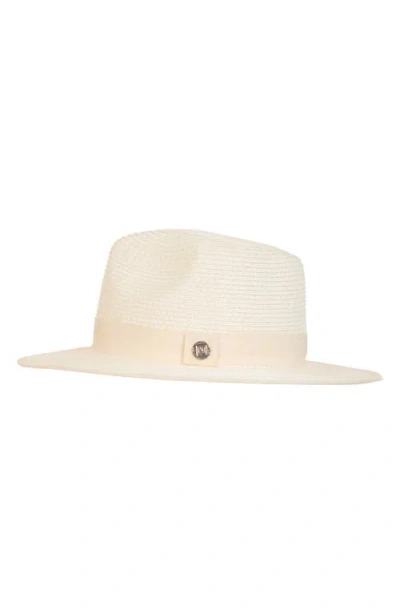 Bruno Magli Ribbon Trim Fedora In Pattern