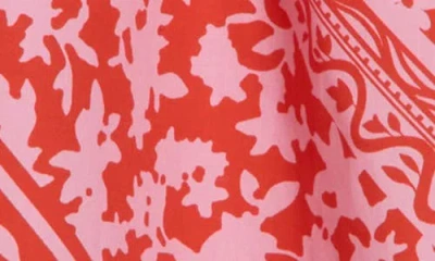 Derek Lam Nulla Front Twist Minidress In Multi