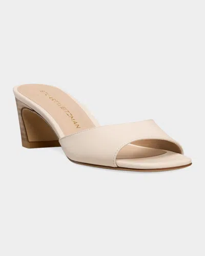 Stuart Weitzman Stassi Slide Sandal In Neutral