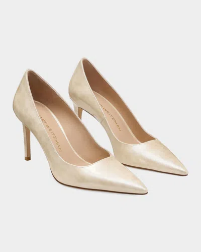 Stuart Weitzman 85mm Stuart Power Leather Pumps In Multi