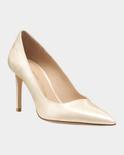 Stuart Weitzman 85mm Stuart Power Leather Pumps In Multi