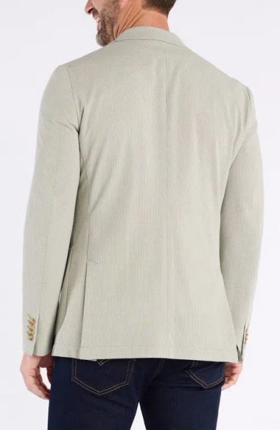 Savile Row Co Micro Check Sport Coat In Green