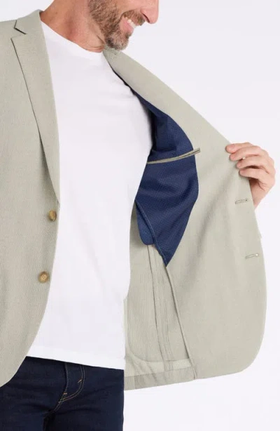 Savile Row Co Micro Check Sport Coat In Green