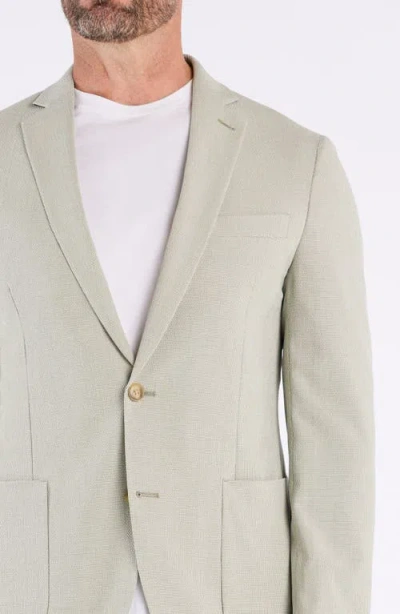 Savile Row Co Micro Check Sport Coat In Green