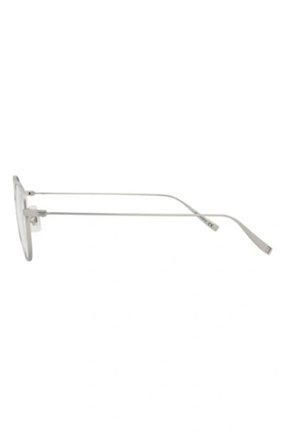 Dunhill Round-frame Titanium Optical Frames In Metallic