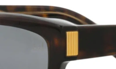 Dunhill 58mm Rectangular Sunglasses In Pink