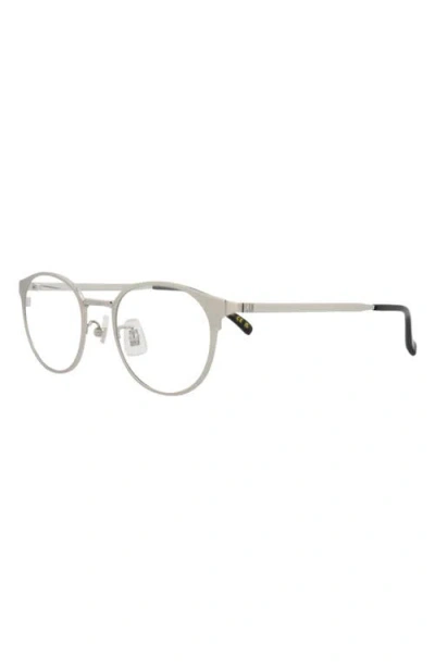 Dunhill Round-frame Titanium Optical Frames In Pink