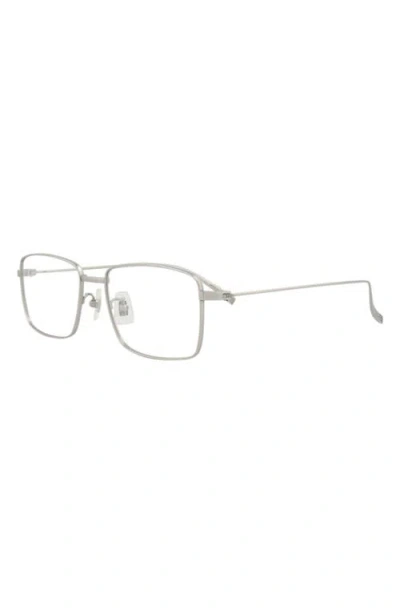 Dunhill 55mm Rectangular Optical Glasses In Pattern