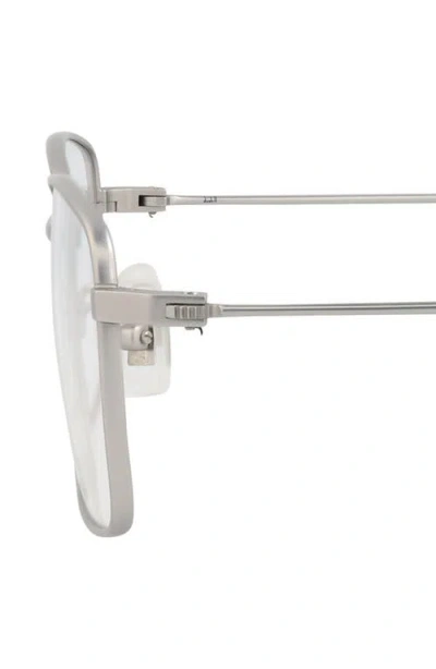 Dunhill 55mm Rectangular Optical Glasses In Pattern