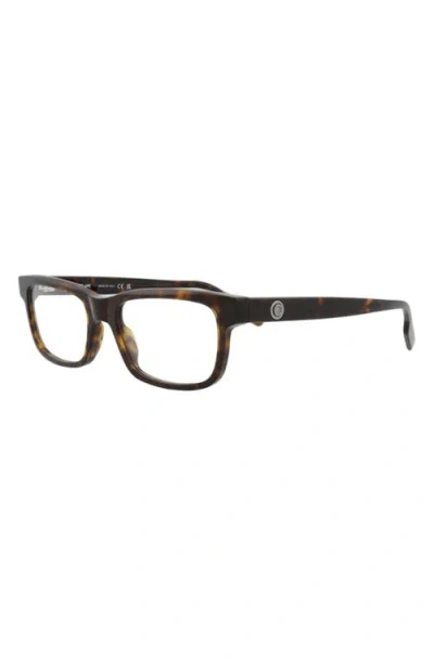 Montblanc 54mm Rectangular Optical Glasses In Gray