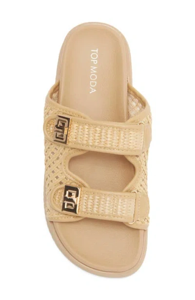Top Moda Lyon Sandal In Neutral