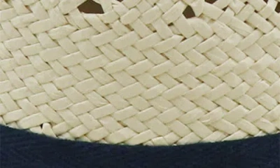 Bruno Magli Packable Panama Straw Hat In Neutral