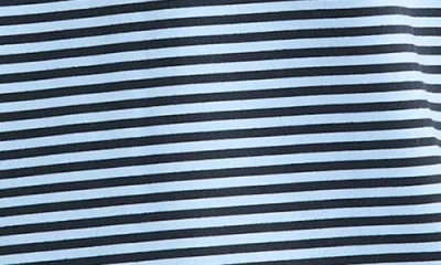 Jachs Performance Stripe Polo In Blue