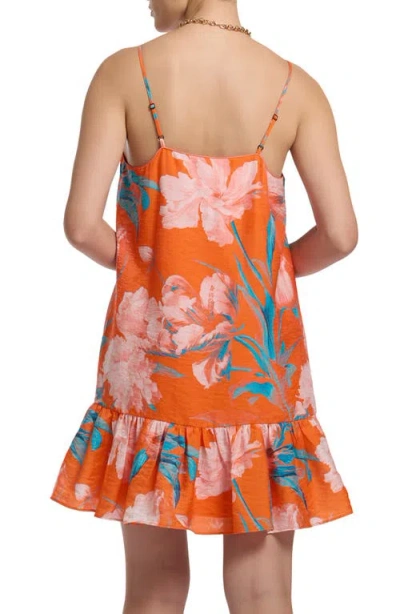Robert Graham Lucy Floral Trapeze Dress In Multi