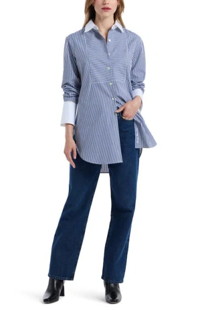 Robert Graham Maude Long Sleeve Shirt In Blue