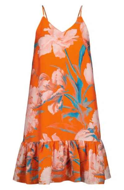 Robert Graham Lucy Floral Trapeze Dress In Multi
