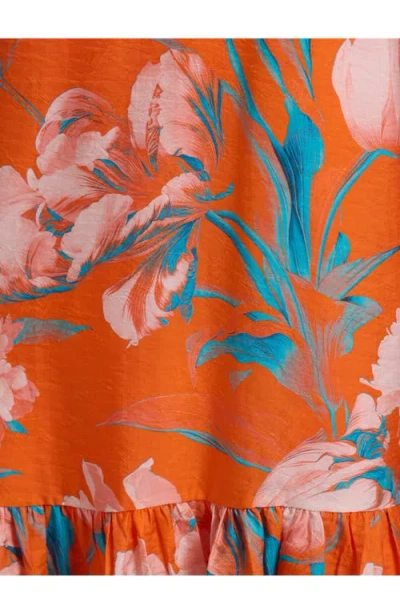 Robert Graham Lucy Floral Trapeze Dress In Multi