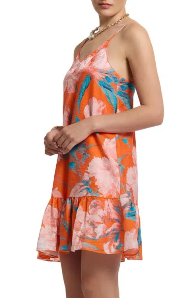 Robert Graham Lucy Floral Trapeze Dress In Multi