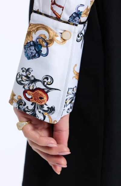 Robert Graham Priscilla Long Sleeve Woven Shirt In Multi