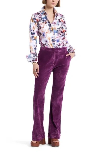 Robert Graham Priscilla Long Sleeve Woven Shirt In Multi