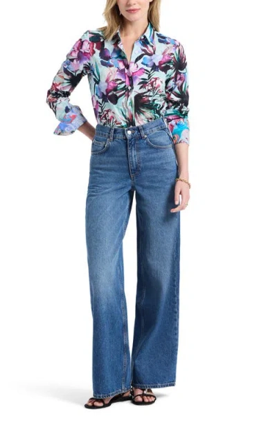 Robert Graham Priscilla Long Sleeve Woven Shirt In Multi