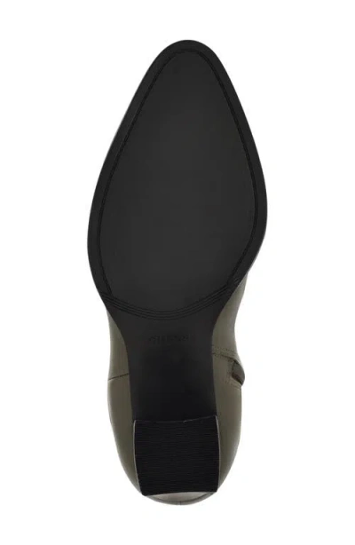 Guess Perinna Over The Knee Block Heel Boot In Green