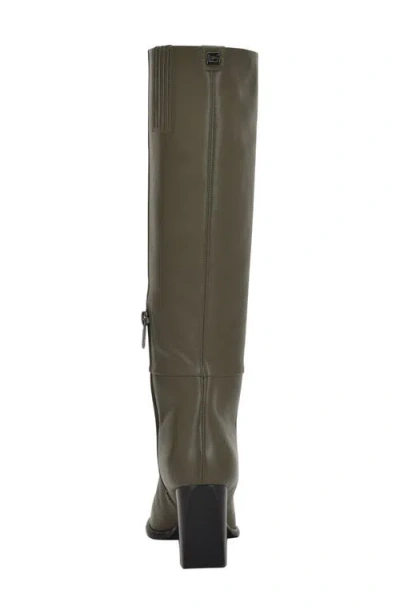 Guess Perinna Over The Knee Block Heel Boot In Green