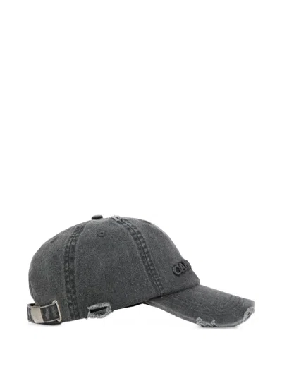 Camperlab Grey Distressed Cap In Gray