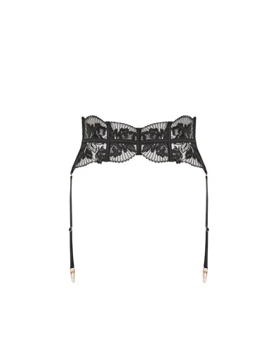 Bluebella - Us Bluebella Gabriella Detachable Waspie Garter Belt Black