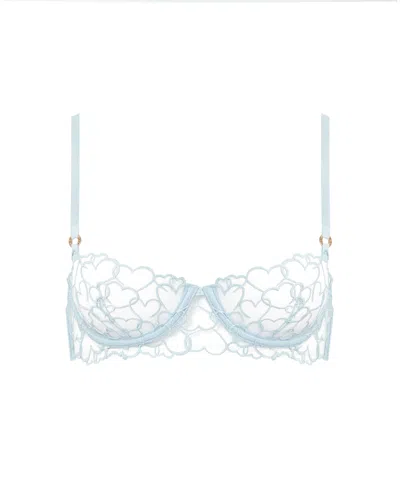 Bluebella - Us Valentina Heart Balcony Bra Ice Water Blue