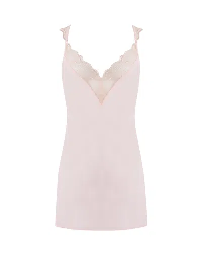 Bluebella - Us Marabel Sheer Chemise Pearl Pink