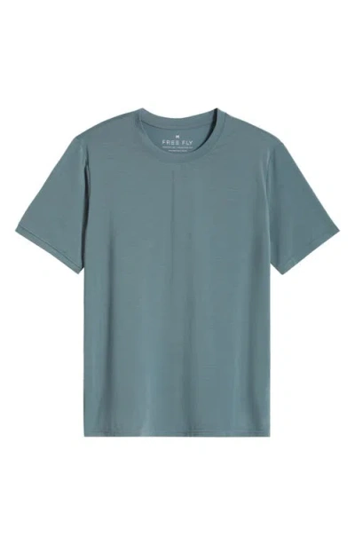 Free Fly Elevate T-shirt In Blue